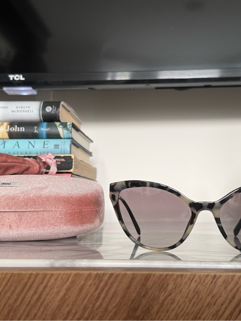 Miu Miu: Tortoiseshell Cat Eye Sunglasses